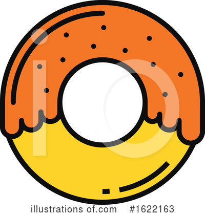 Donut Clipart #1622163 by Vector Tradition SM