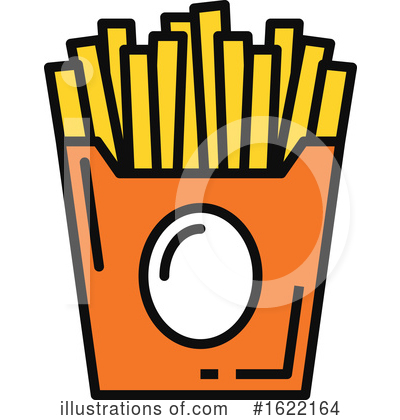 French Fries Clipart #1622164 by Vector Tradition SM