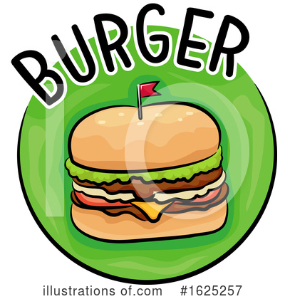 Burger Clipart #1625257 by BNP Design Studio