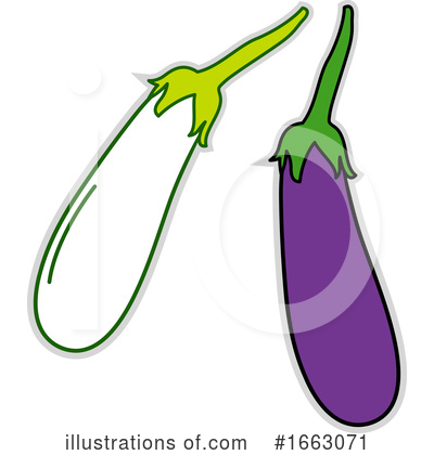 Eggplant Clipart #1663071 by Morphart Creations