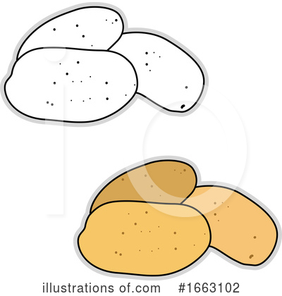Potato Clipart #1663102 by Morphart Creations