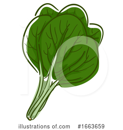 Spinach Clipart #1663659 by BNP Design Studio