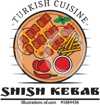 Shish Kebab Clipart #1684436 by Vector Tradition SM