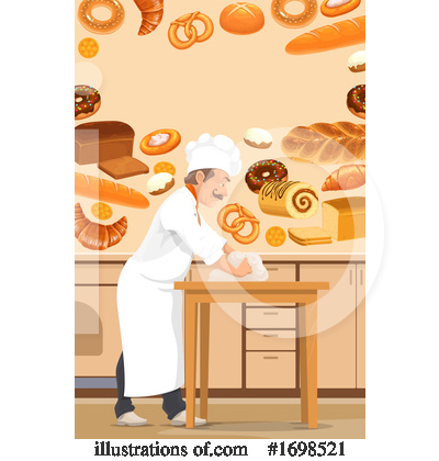 Baker Clipart #1698521 by Vector Tradition SM