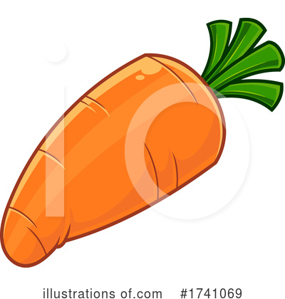Carrot Clipart #1741069 by Hit Toon