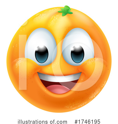 Orange Mascot Clipart #1746195 by AtStockIllustration