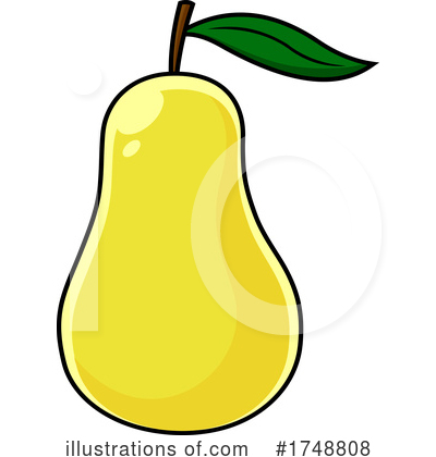 Pear Clipart #1748808 by Hit Toon