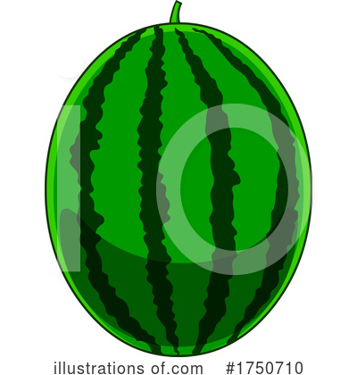 Watermelon Clipart #1750710 by Hit Toon