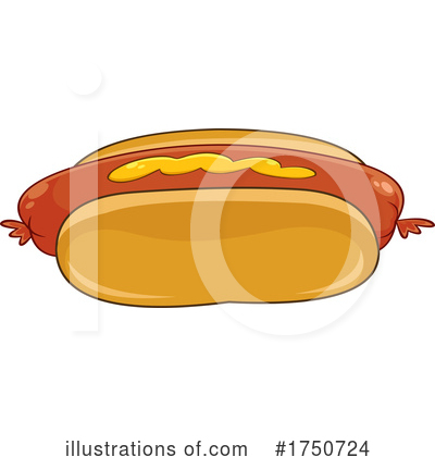Hot Dog Clipart #1750724 by Hit Toon