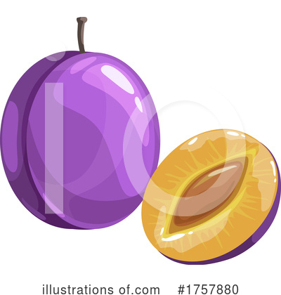 Plum Clipart #1757880 by Vector Tradition SM
