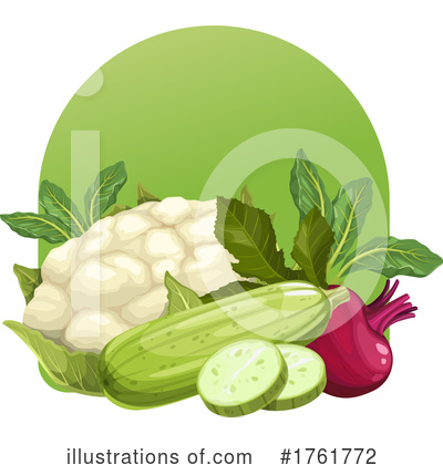 Cauliflower Clipart #1761772 by Vector Tradition SM