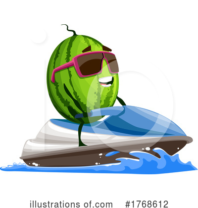 Watermelon Clipart #1768612 by Vector Tradition SM