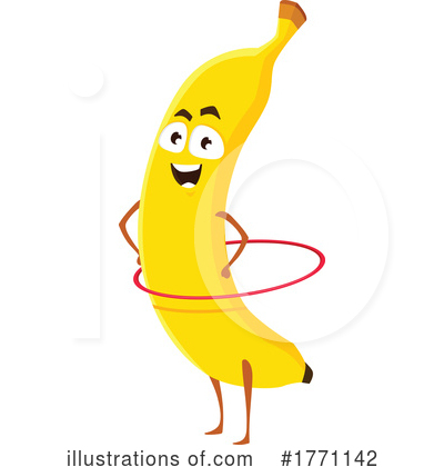 Banana Clipart #1771142 by Vector Tradition SM