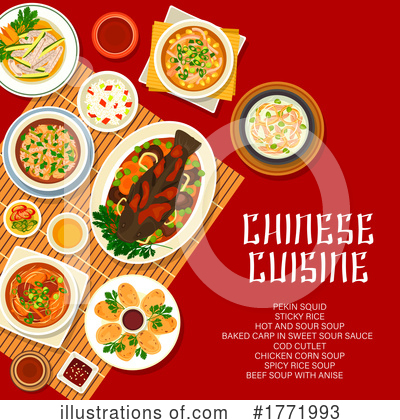 Chinese Food Clipart #1771993 by Vector Tradition SM
