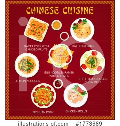 Chinese Food Clipart #1773689 by Vector Tradition SM