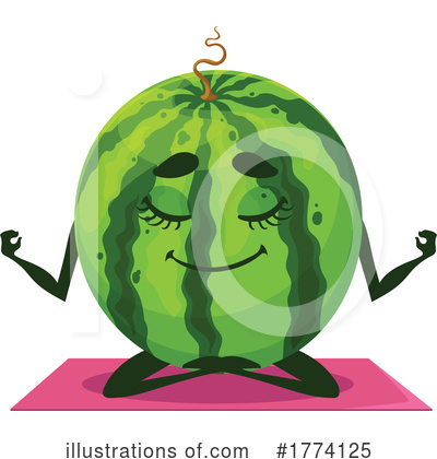 Melon Clipart #1774125 by Vector Tradition SM