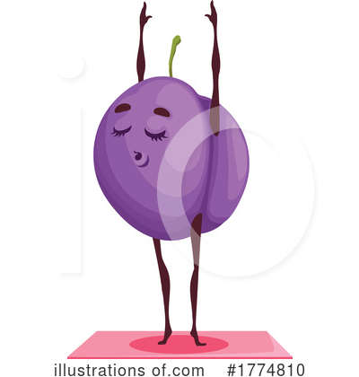 Plums Clipart #1774810 by Vector Tradition SM