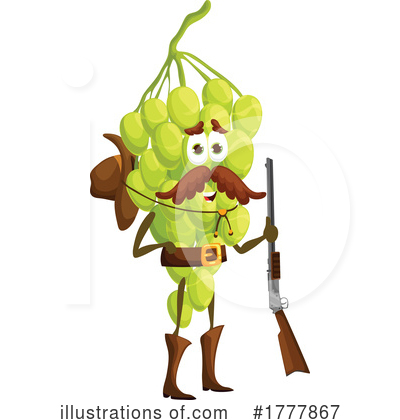 Grapes Clipart #1777867 by Vector Tradition SM