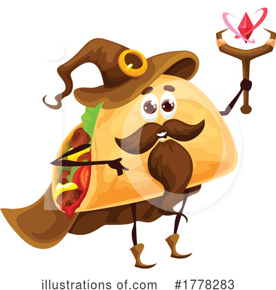 Taco Clipart #1778283 by Vector Tradition SM