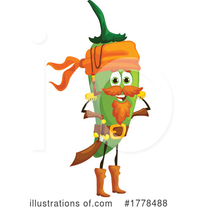Jalapeno Clipart #1778488 by Vector Tradition SM