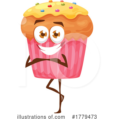 Cupcake Clipart #1779473 by Vector Tradition SM
