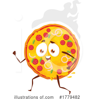 Pizza Clipart #1779482 by Vector Tradition SM