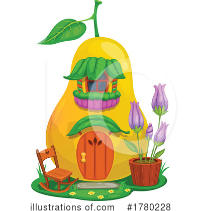 Pear Clipart #1780228 by Vector Tradition SM