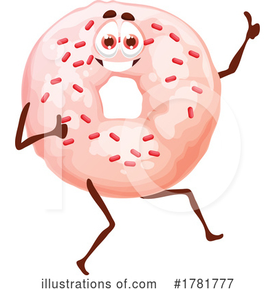 Donut Clipart #1781777 by Vector Tradition SM