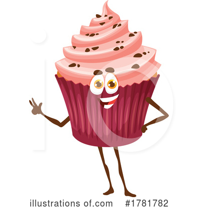 Cupcake Clipart #1781782 by Vector Tradition SM