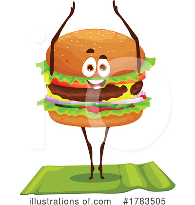 Hamburger Clipart #1783505 by Vector Tradition SM