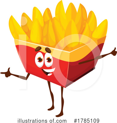 French Fries Clipart #1785109 by Vector Tradition SM