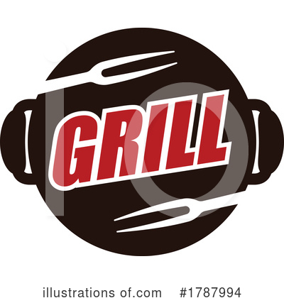 Grilling Clipart #1787994 by Vector Tradition SM