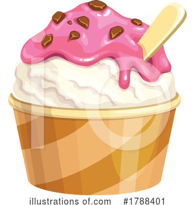 Sundae Clipart #1788401 by Vector Tradition SM