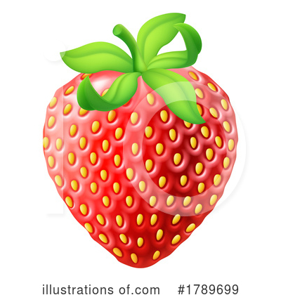 Strawberries Clipart #1789699 by AtStockIllustration