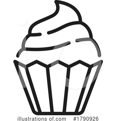 Cupcake Clipart #1790926 by Vector Tradition SM