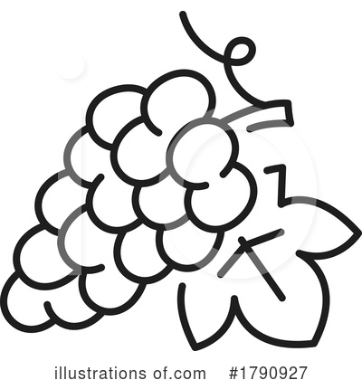 Grapes Clipart #1790927 by Vector Tradition SM