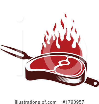 Grilling Clipart #1790957 by Vector Tradition SM