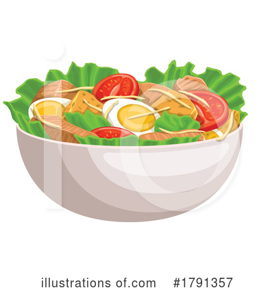 Salad Clipart #1791357 by Vector Tradition SM