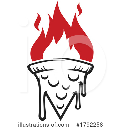 Pizza Clipart #1792258 by Vector Tradition SM