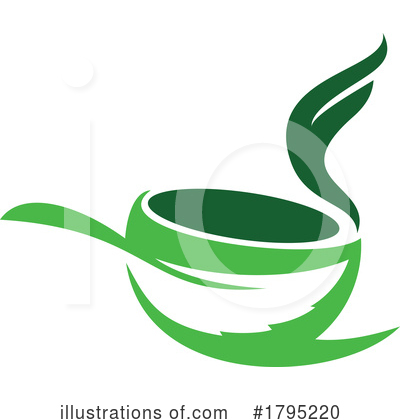 Green Tea Clipart #1795220 by Vector Tradition SM
