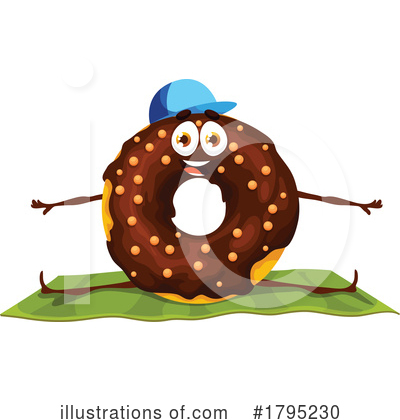 Donut Clipart #1795230 by Vector Tradition SM