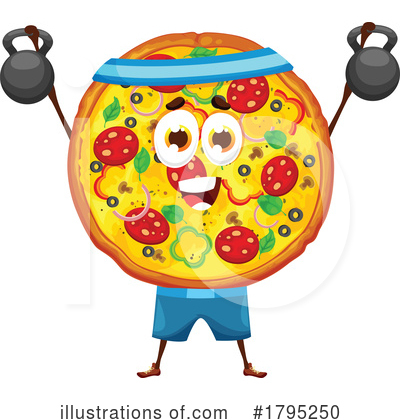 Pizza Clipart #1795250 by Vector Tradition SM
