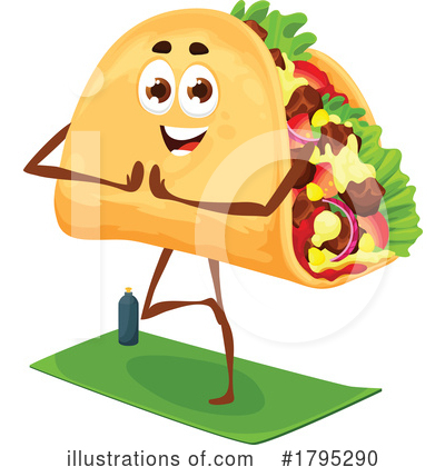 Taco Clipart #1795290 by Vector Tradition SM