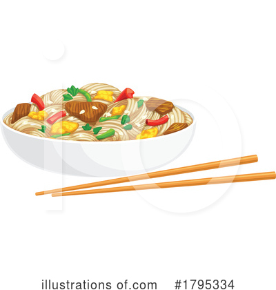 Chinese Food Clipart #1795334 by Vector Tradition SM