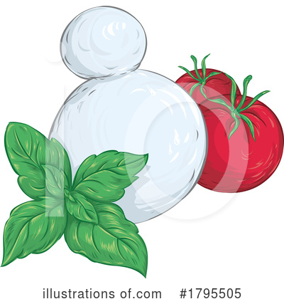 Tomatoes Clipart #1795505 by Domenico Condello