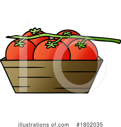 Tomatoes Clipart #1802035 by lineartestpilot