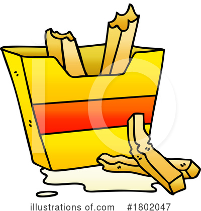 French Fries Clipart #1802047 by lineartestpilot