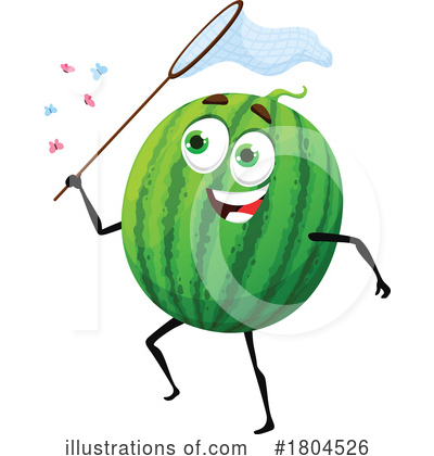 Watermelon Clipart #1804526 by Vector Tradition SM