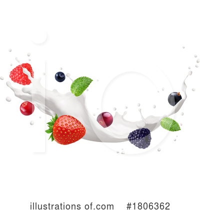 Strawberry Clipart #1806362 by Vector Tradition SM