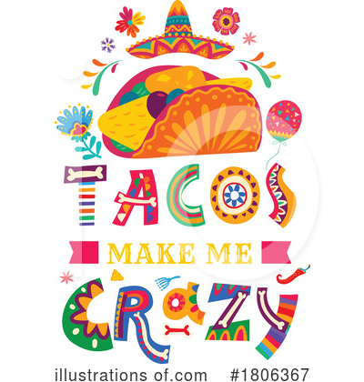 Taco Clipart #1806367 by Vector Tradition SM